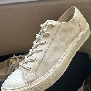 Cream Monogram Canvas Low-Top 2017 Louis Vuitton x Fragment Design Luxembourg Louis vuitton luxembourg low - Gem main image 2